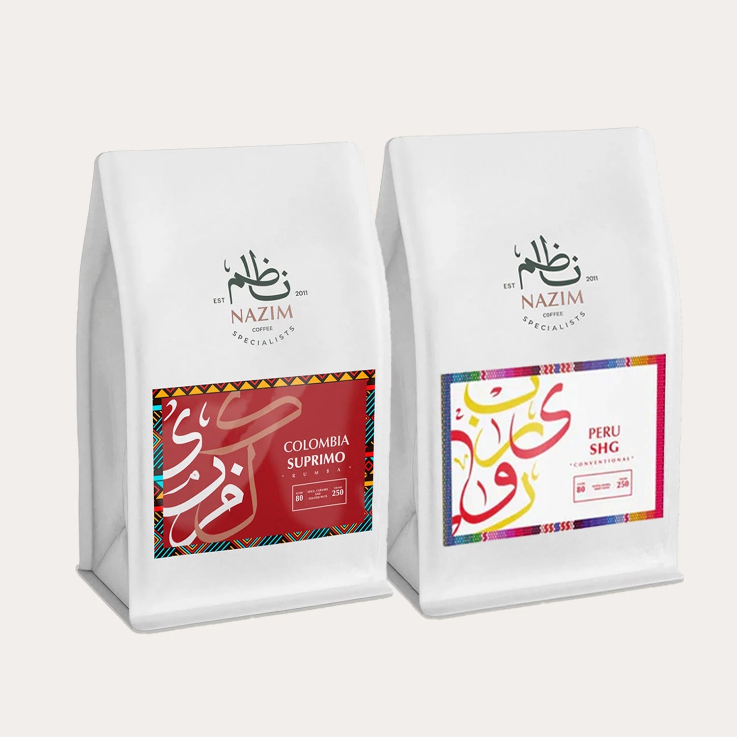 إسبرسو  كولومبيا سوبريمو + إسبرسو بيرو بخصم %30